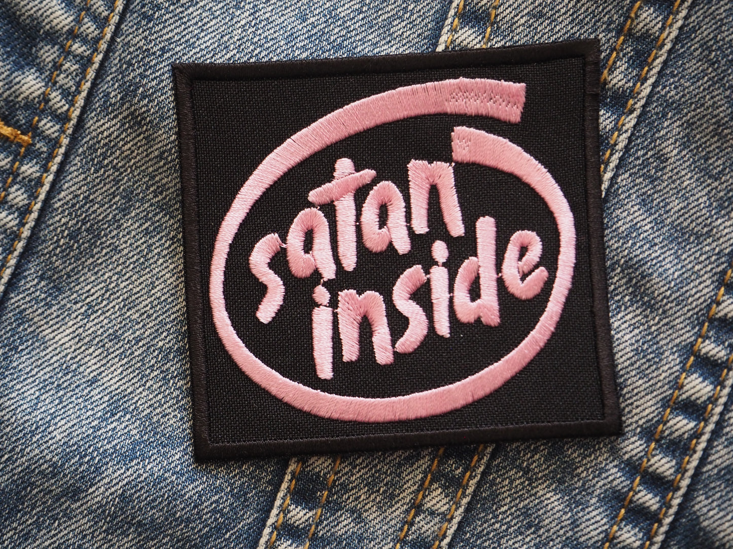 Satan Inside Embroidered Patch