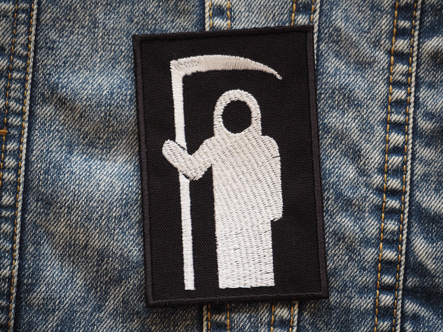 Death Symbol Embroidered Patch