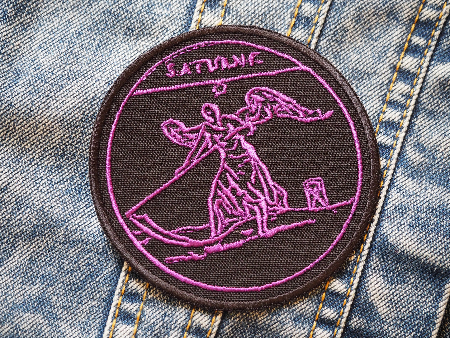 Saturne Occult Embroidered Patch