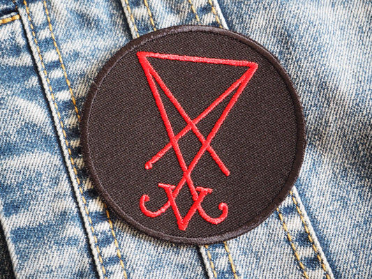 Lucifer Symbol Sigil Embroidered Patch