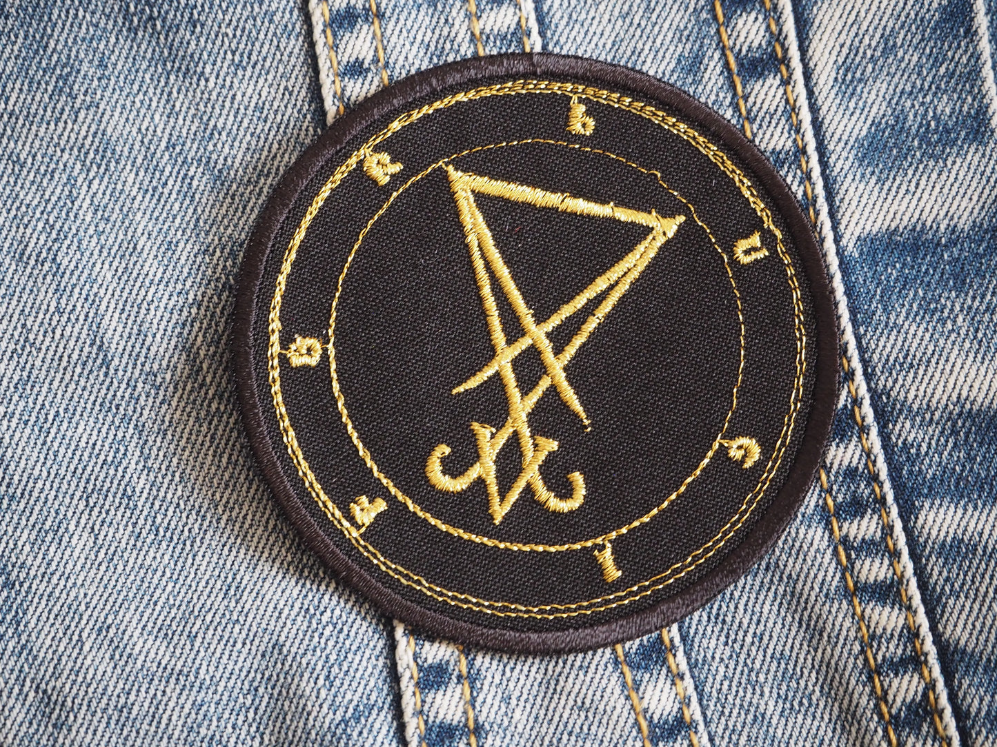 Lucifer Demon Sigil Embroidered Patch