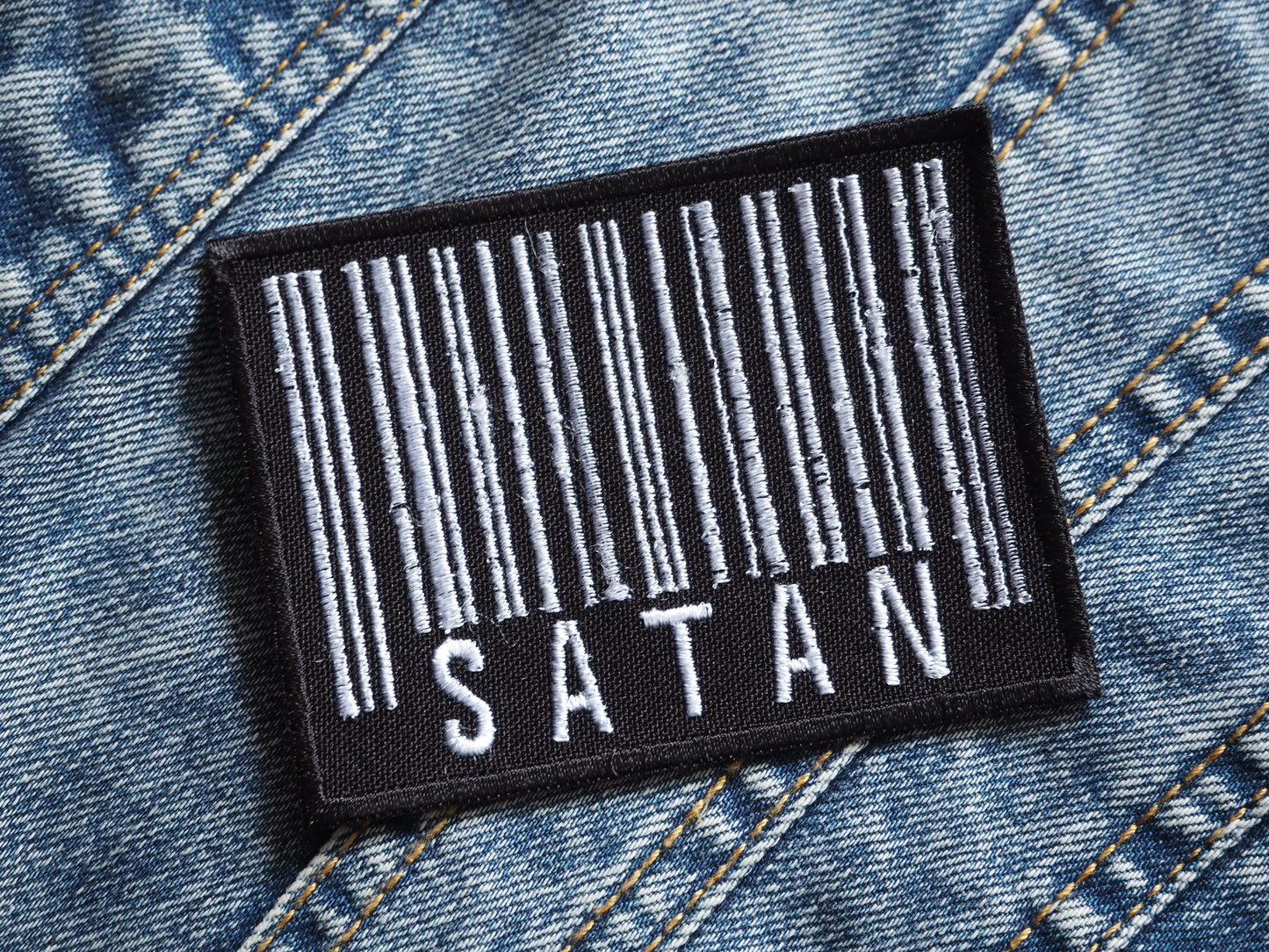 Satan Code 666 Embroidered Patch