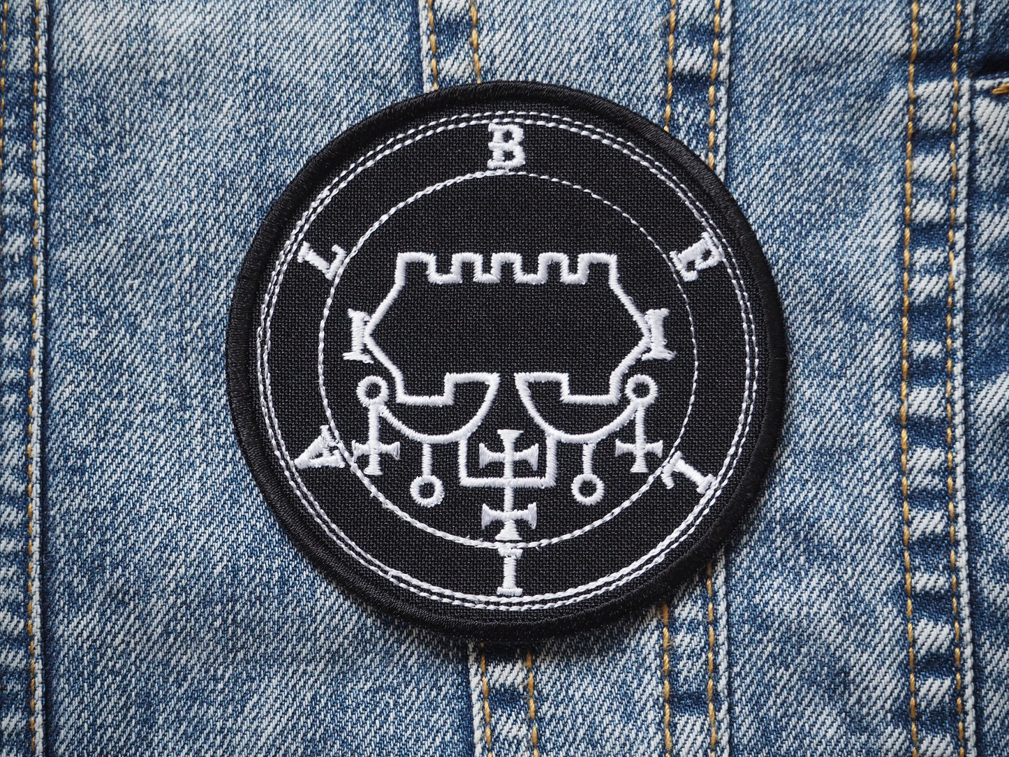 Belial Demon Sigil Embroidered Patch