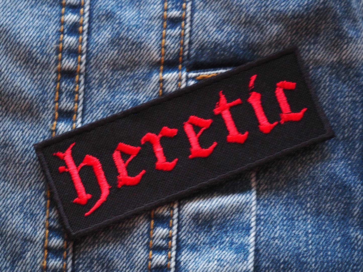 Heretic Embroidered Patch