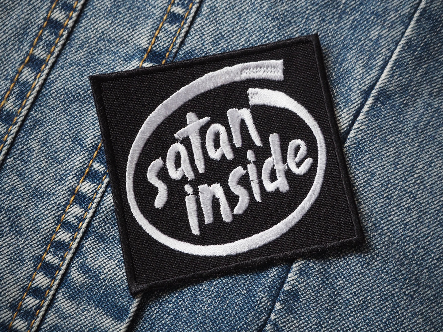Satan Inside Embroidered Patch