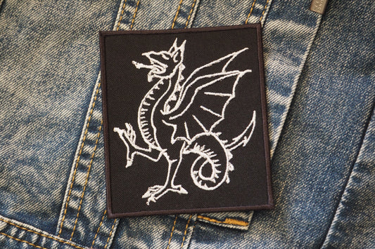Simplicimus Medieval Dragon Embroidered Patch