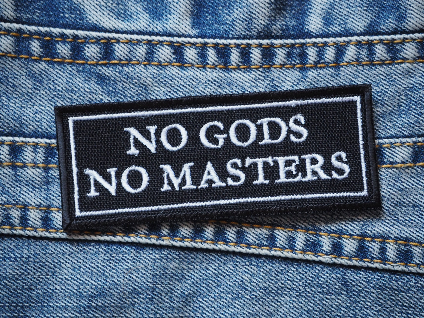 - No Gods No Masters Embroidered Patch