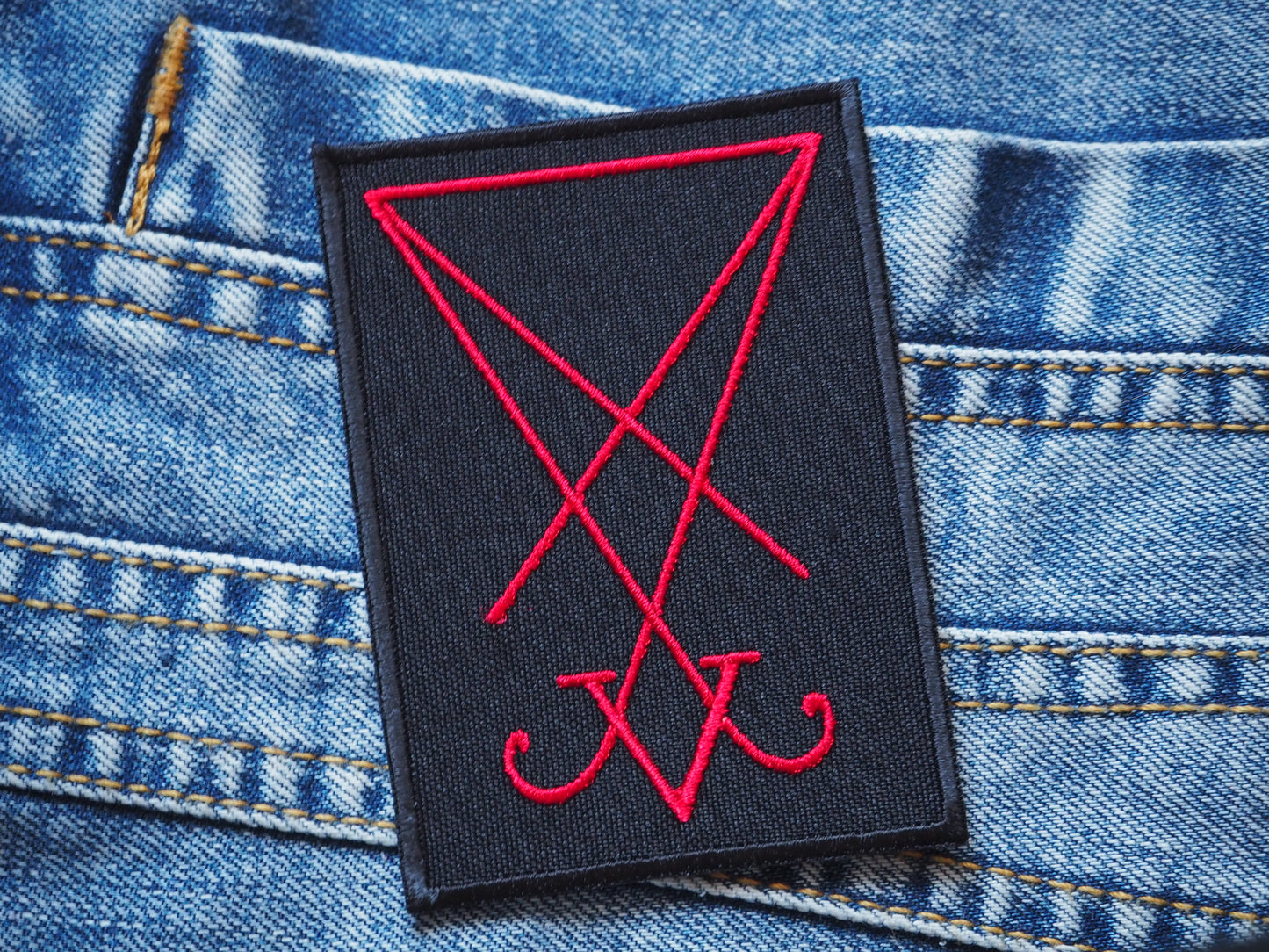 Lucifer Symbol Embroidered Patch