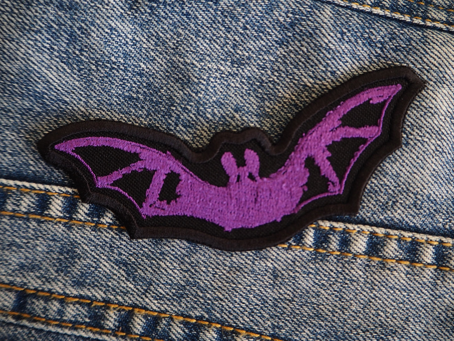 Vampire Bat Embroidered Patch