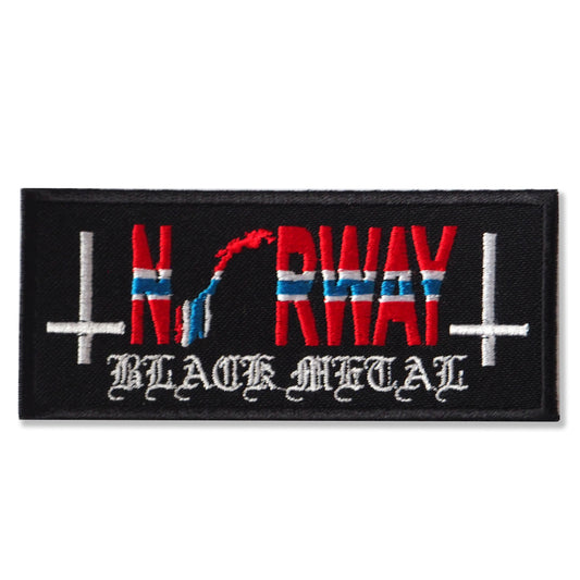 Black Metal Norway Embroidered Patch