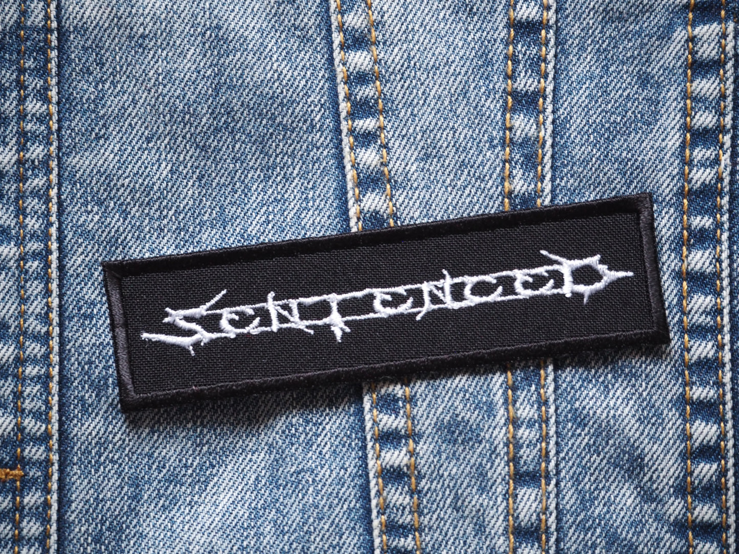 Sentenced Patch Embroidered