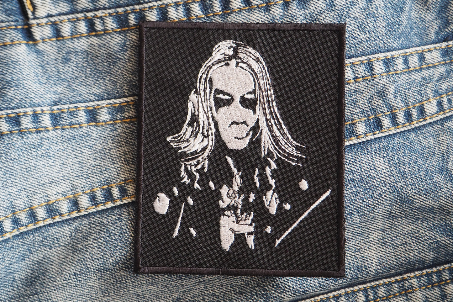 Dead Mayhem Euronymous Black Metal Embroidered Patch