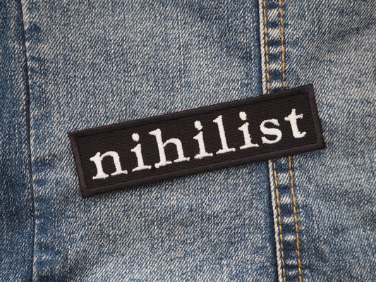 Nihilist Embroidered Patch