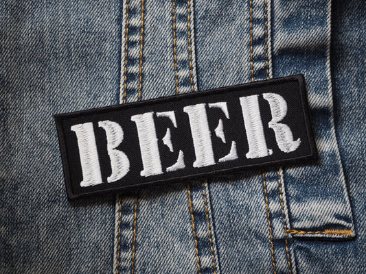 Beer Embroidered Patch