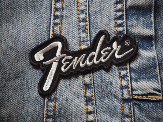 Guitar inspired Embroidered Patch