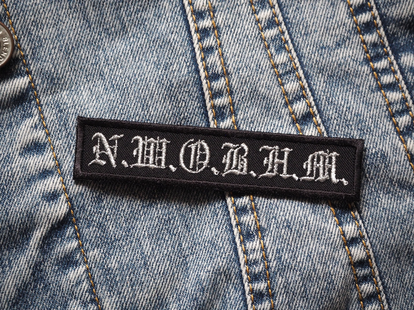 N.W.O.B.H.M. Patch Embroidered