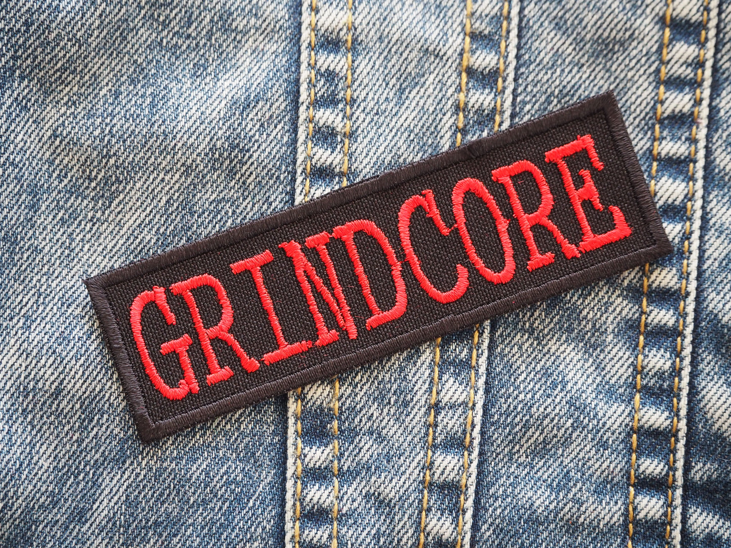 Grindcore Death Metal Embroidered Patch