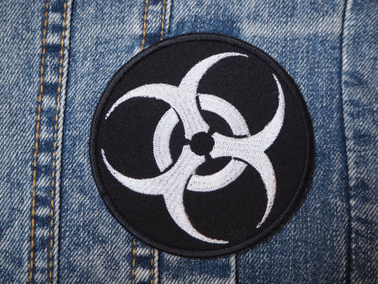 Toxic Symbol Thrash Metal Embroidered Patch