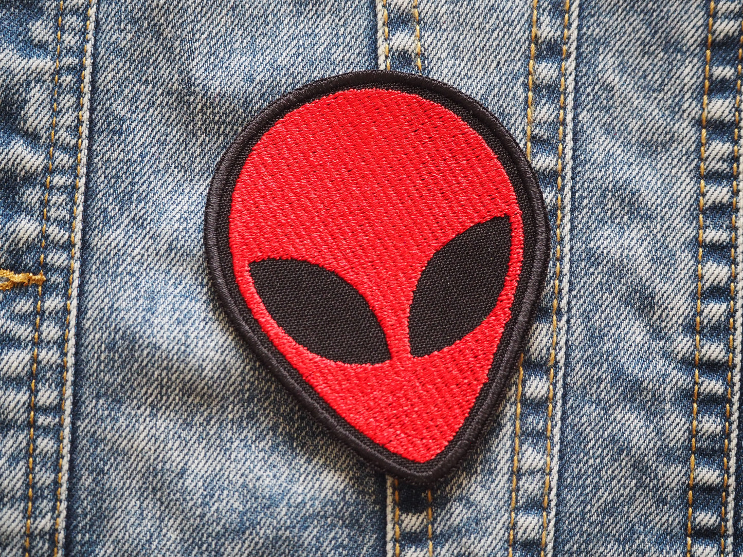 Alien UFO Embroidered Patch