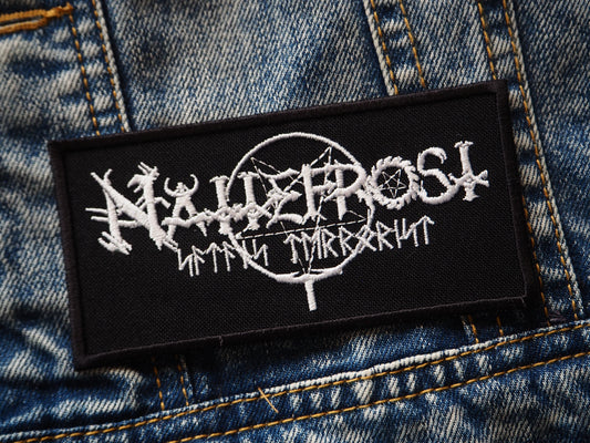 Nattefrost Patch Embroidered Black Metal