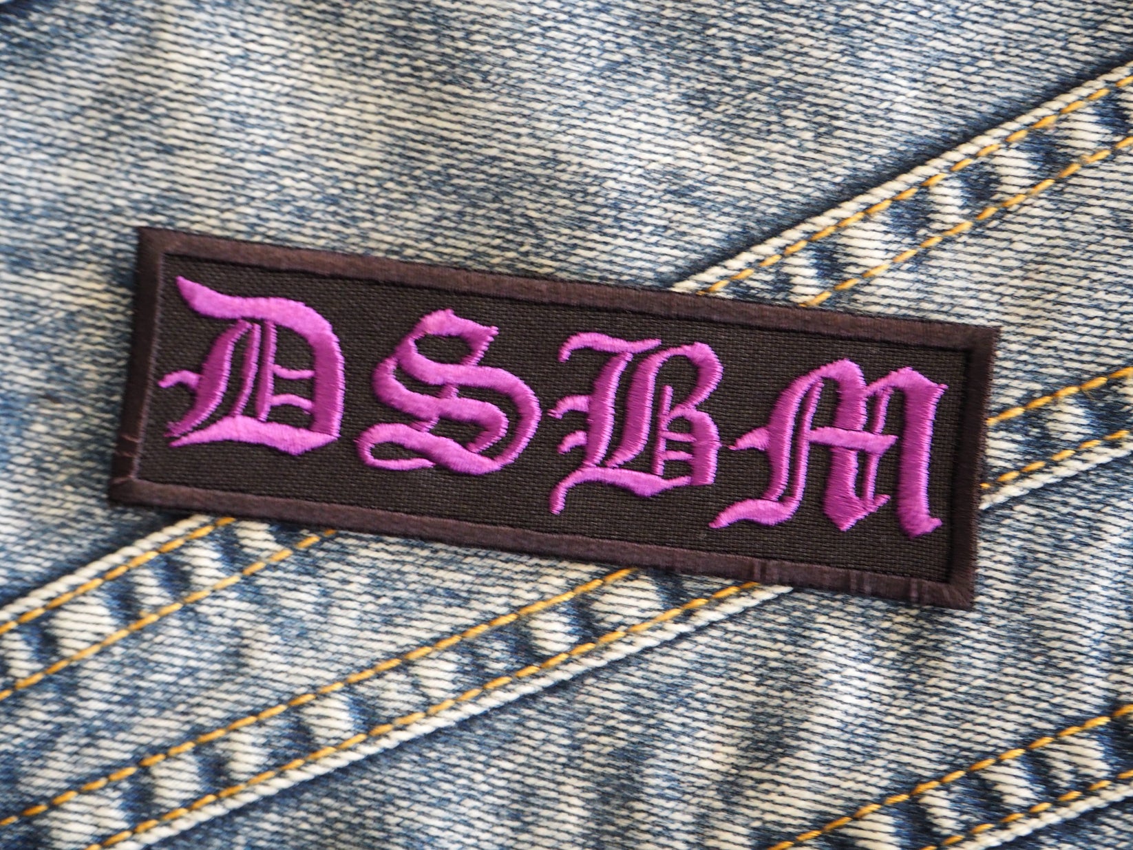 DSBM Depressive Black Metal Embroidered Patch – IngridPatches