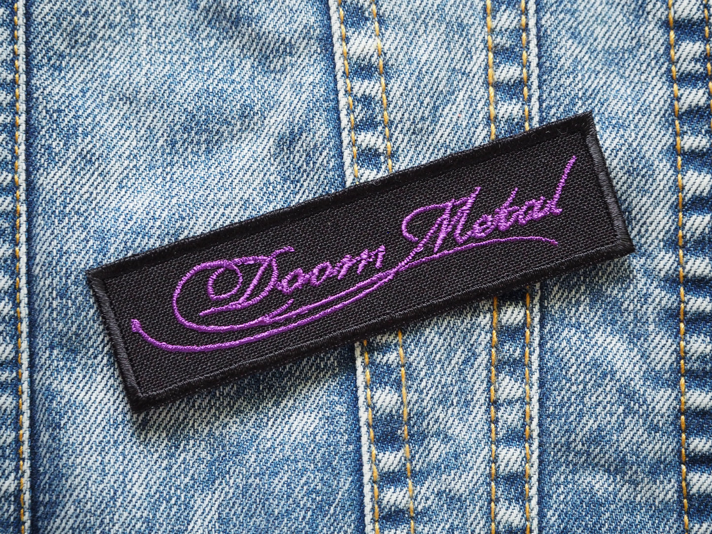 Doom Metal Embroidered Patch