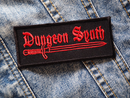 Dungeon Synth Sword Embroidered Patch