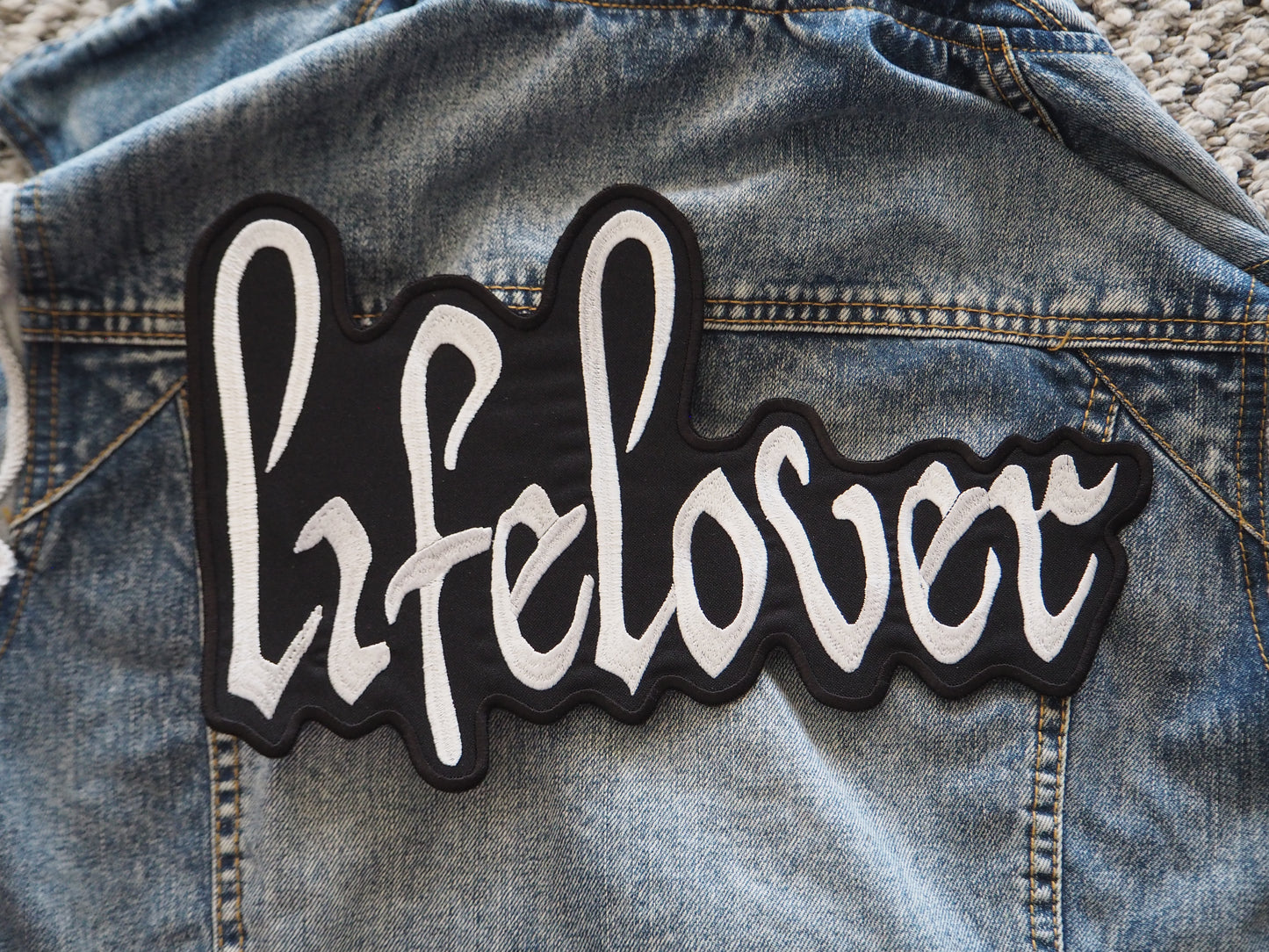 Lifelover Black Metal DSBM Embroidered Patch