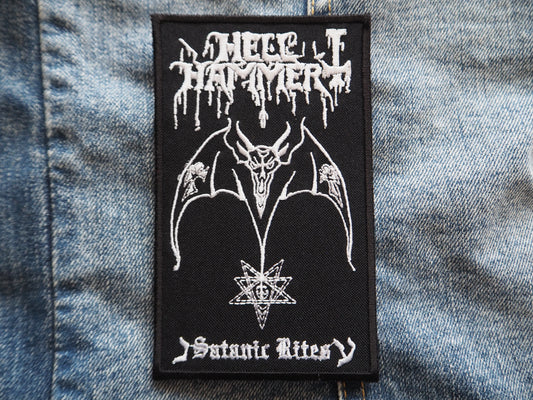 Hellhammer Celtic Frost Black Thrash Metal Embroidered Patch