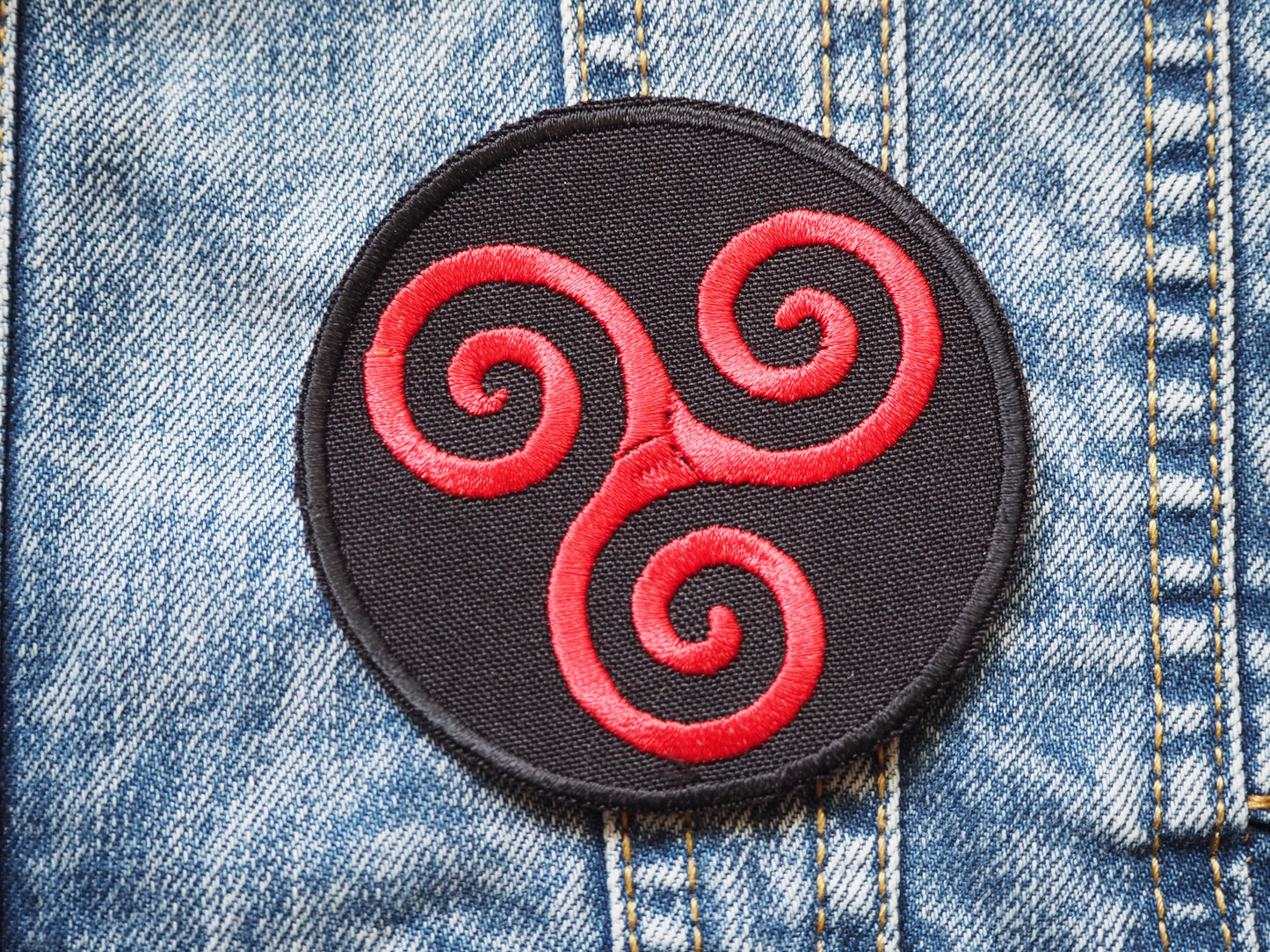 Triskelion Embroidered Patch