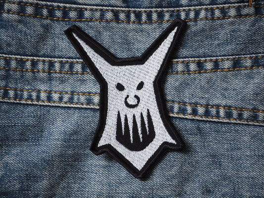 Dungeon Skull Synth 8-bit Game Embroidered Patch