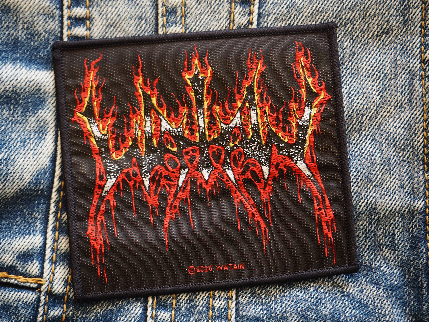 Watain Woven Patch Black Metal