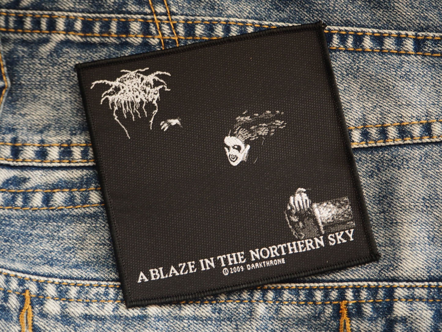 Darkthrone A Blaze In The Northern Sky Black Metal Patch