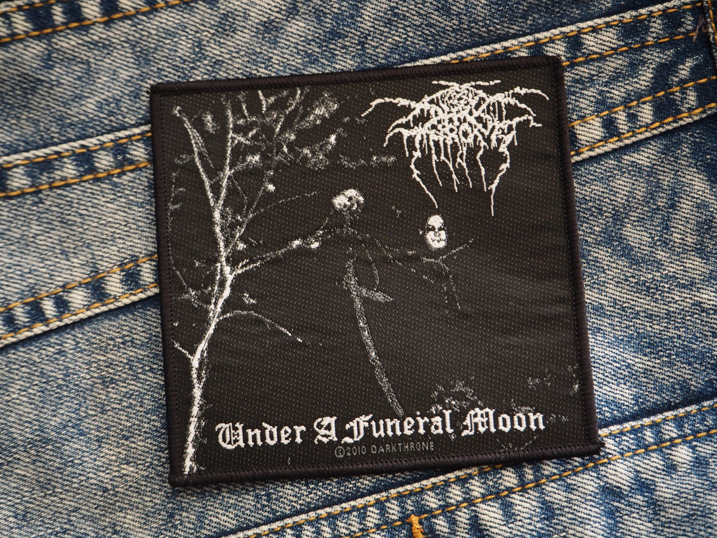 Darkthrone Under A Funeral Moon Black Metal Patch