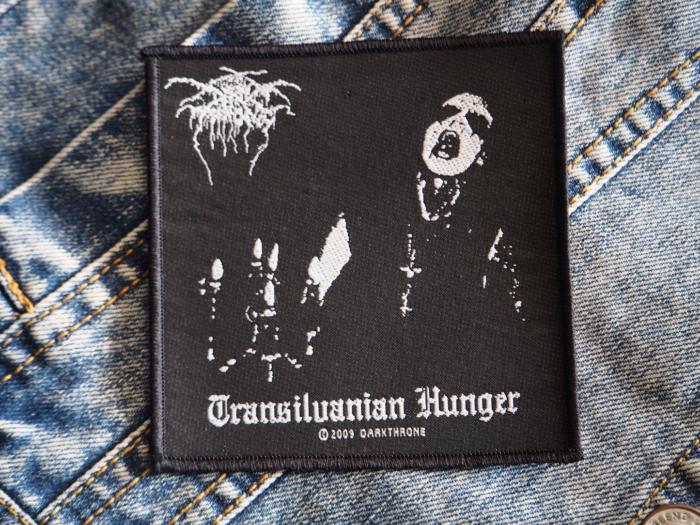 Darkthrone Transilvanian Hunger Black Metal Patch