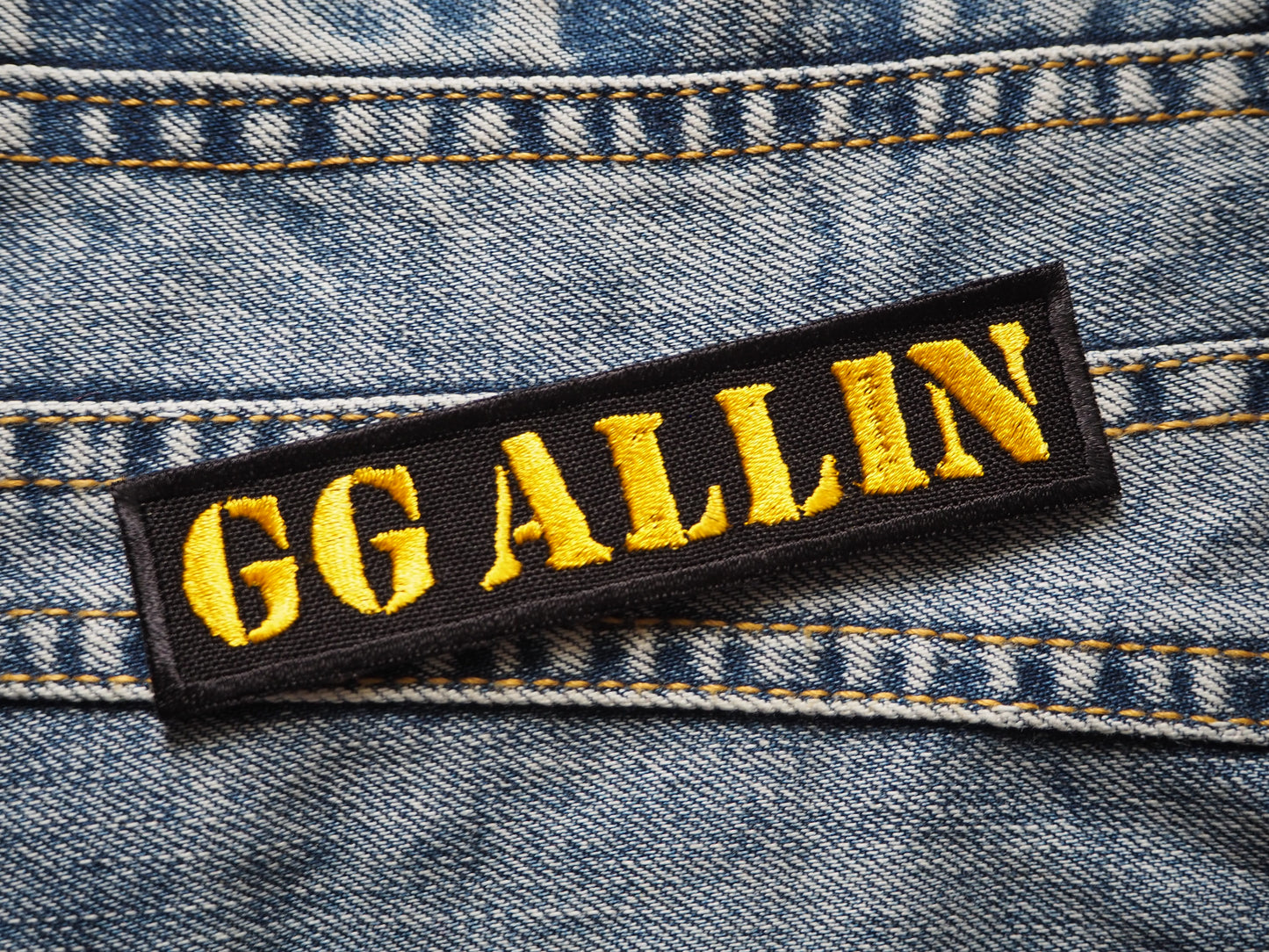 GG Allin Embroidered Patch