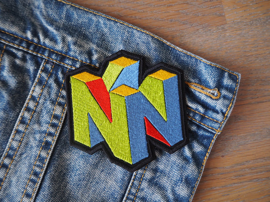 Retro Game cartridge console inspired Embroidered Patch