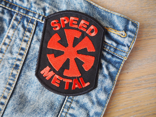 Speed Metal Embroidered Patch