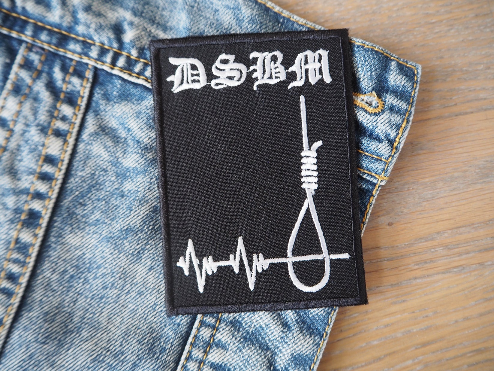 DSBM Depressive Black Metal Embroidered Patch – IngridPatches