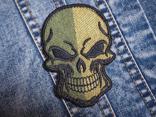 Skull Devil Patch Embroidered