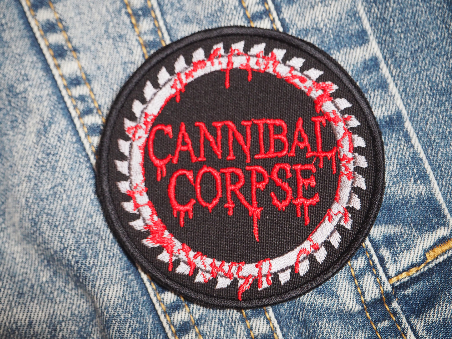 Cannibal Corpse Chainsaw Embroidered Patch