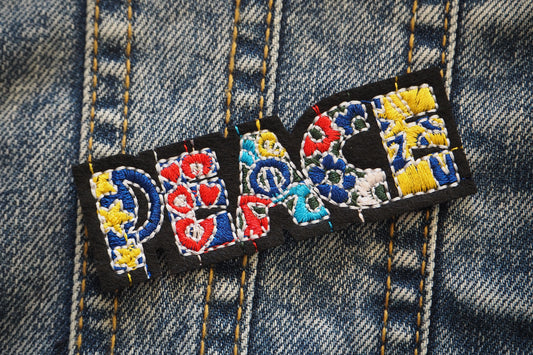 Peace Patch Embroidered