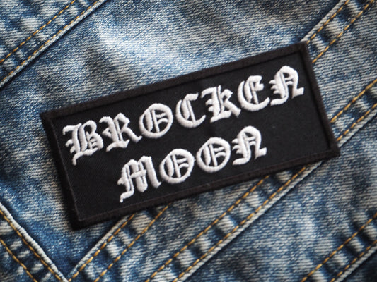 Brocken Moon Embroidered Patch