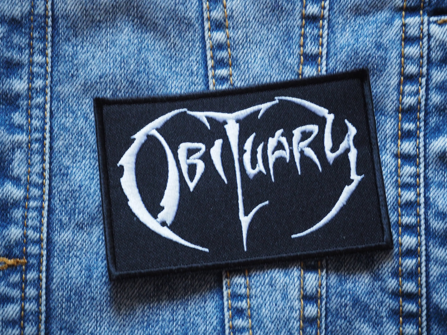 Obituary Patch Embroidered