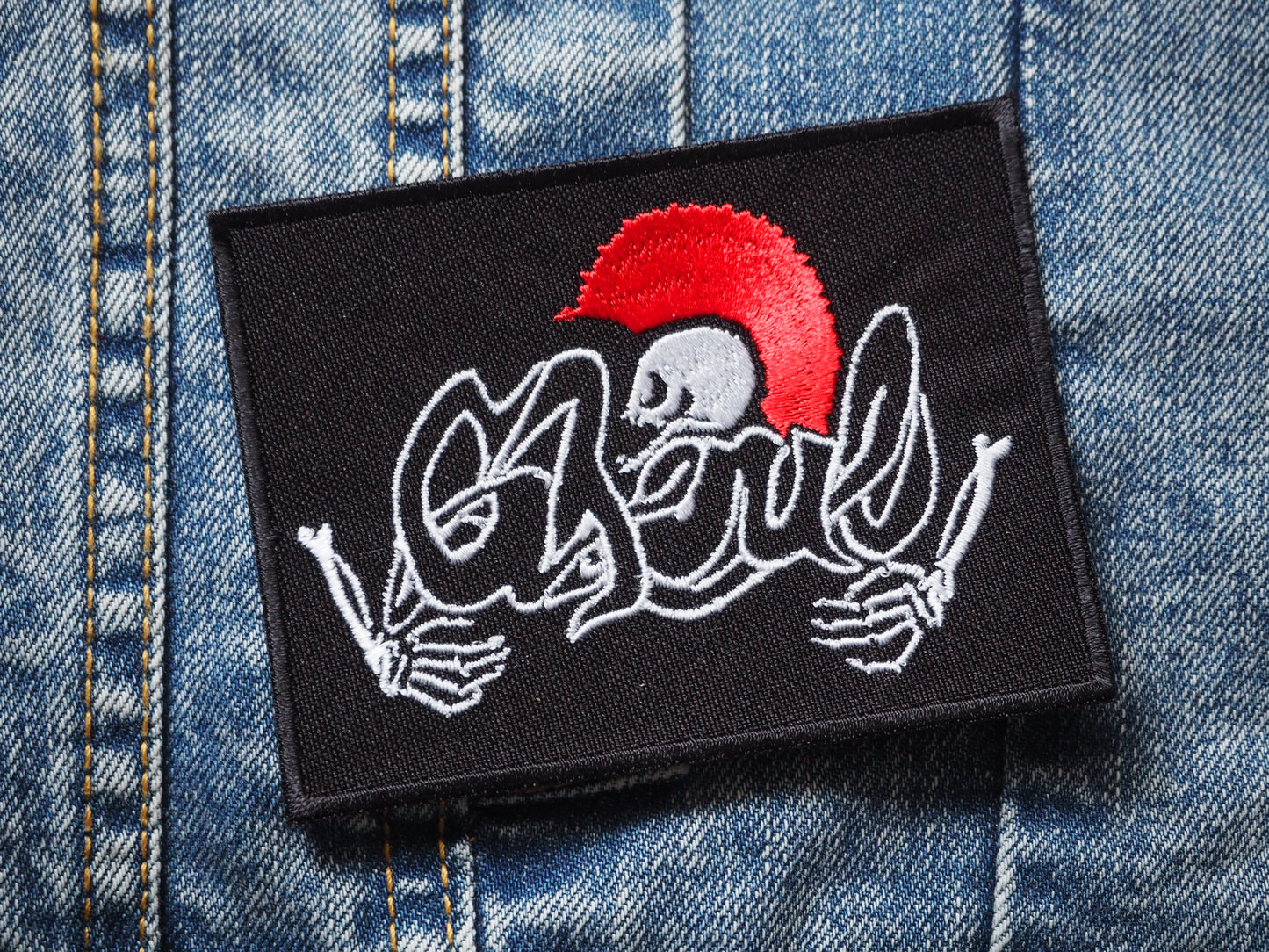 Ghoul Punk Patch Embroidered