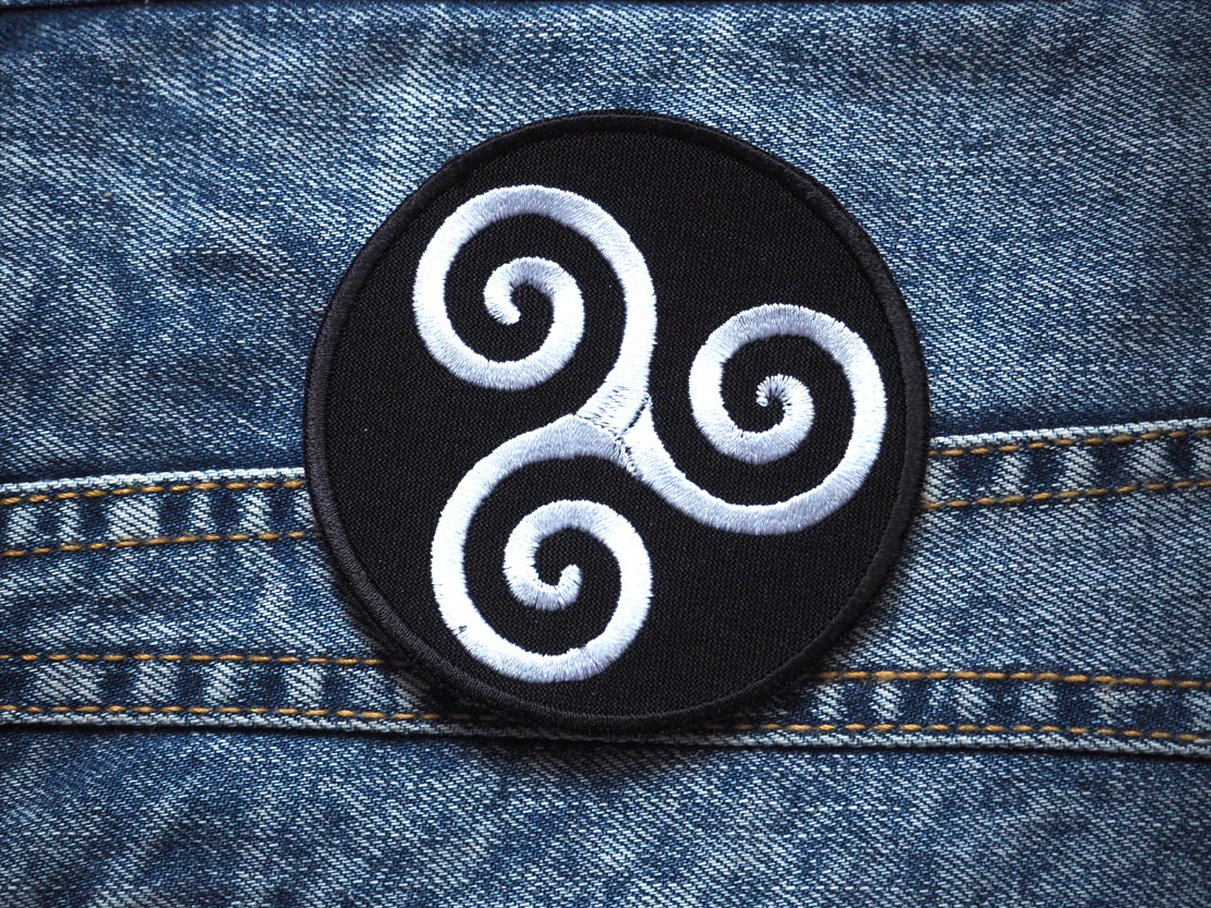 Triskelion Embroidered Patch