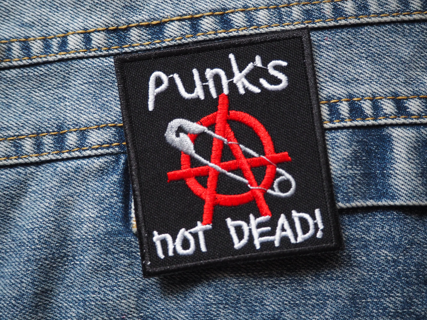 Punk"s Not Dead Patch Embroidered