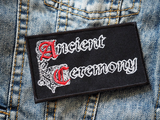 Ancient Ceremony Vampire Black Metal Embroidered Patch