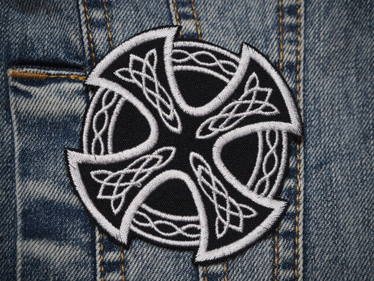 Celtic Cross Wicca Viking Patch