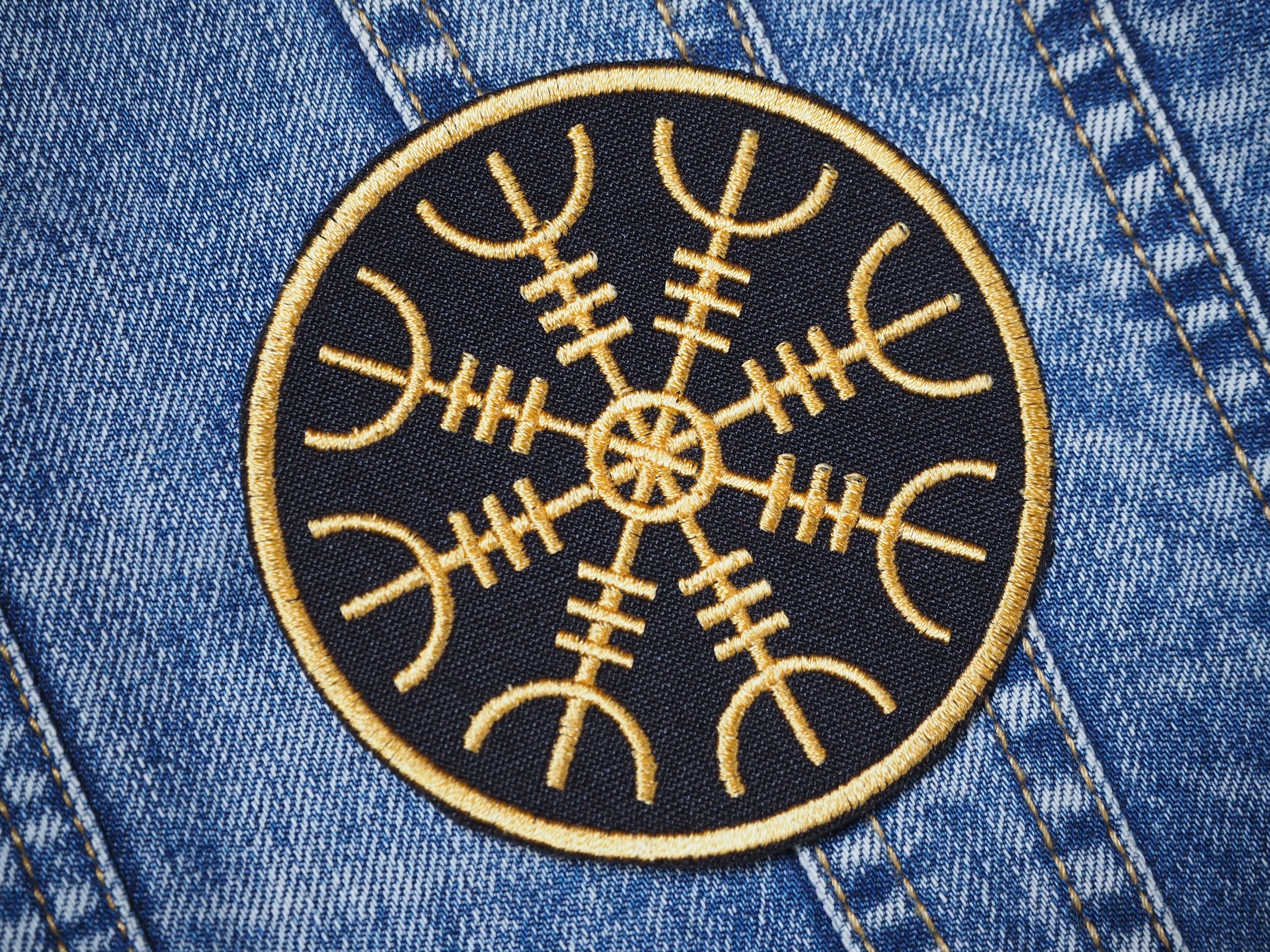 Std Rune Patch Vervisir Viking Runes Aegishjalmur Patch – IngridPatches